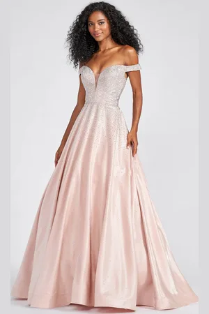 Mon Cheri EW122106 - Off Shoulder Prom Gown