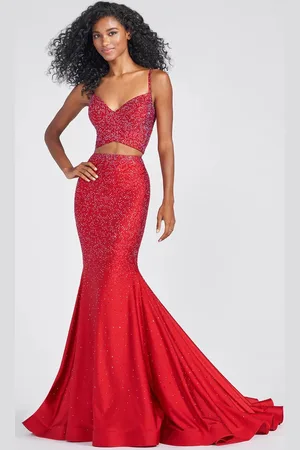 Mon Cheri EW122013 - Two-Piece Beaded Prom Gown