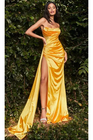 Office Party Dresses For Women In Yellow Color | Fashiola.Ph