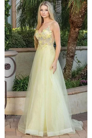 Dancing Queen 4276 - Floral Sleeveless Long Dress