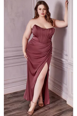Cinderella Divine 7484 - Draped Corset Prom Dress
