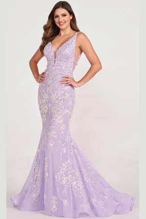 Ellie Wilde EW34041 - Sequin Motif Mermaid Prom Dress