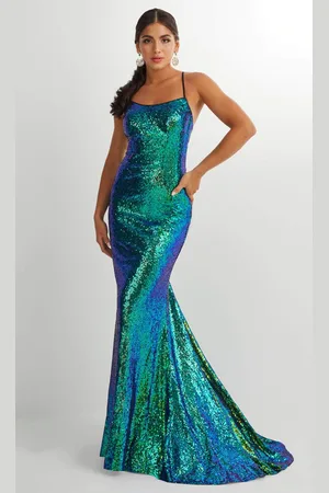 Studio 17 Prom 12914 - Sleeveless Scoop Neck Evening Gown