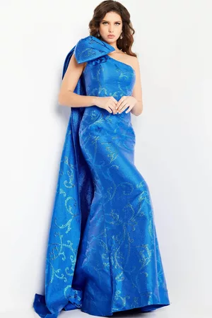 JOVANI Women Casual Dresses - 23742 - Oversized Bow Mermaid Prom Dress