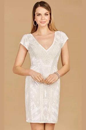 Lara Dresses 51115 - Short Sleeved Cocktail Dress