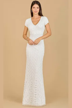 Lara Dresses 51141 - Embroidered Lace Formal Dress