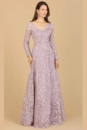 Lara Dresses 29200 - Embroidered A-Line Prom Dress