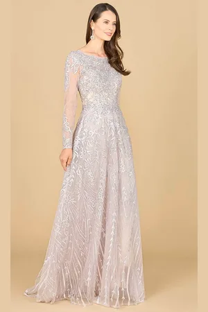 Lara Dresses 29154 - Illusion Lace Embroidered Gown