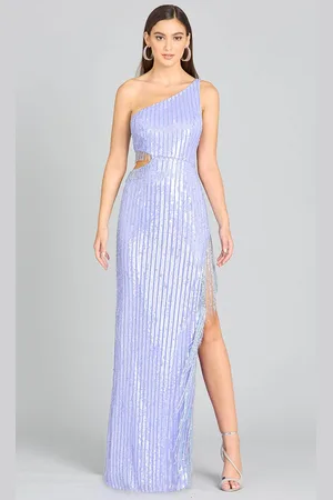 Lara Dresses 9978 - One Shoulder Sequin Prom Dress