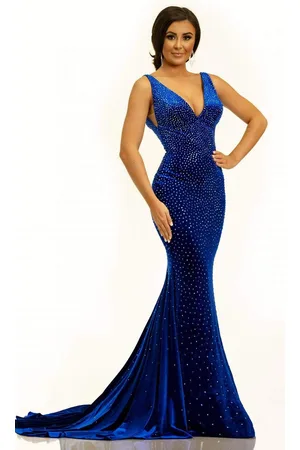 Johnathan Kayne 2308 Fitted Trumpet Evening Dress