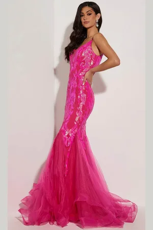 Jasz Couture 7443 - Sleeveless Mermaid Dress