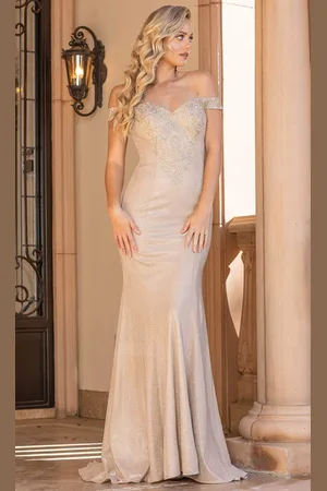 Dancing Queen 4333 - Rhinestone Sparkled Evening Gown