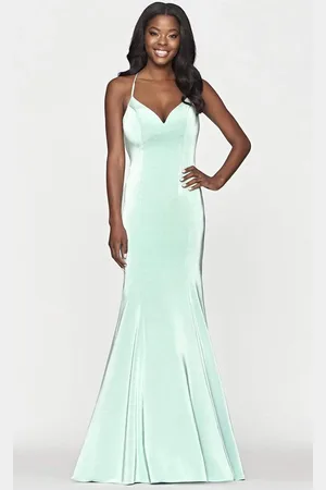 FAVIANA S10659 Spaghetti Strap Mermaid Gown