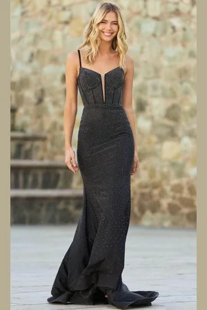 Sherri Hill 55519 - Beaded Corset Prom Dress