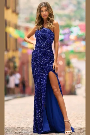 Sherri Hill 55086 - Sequined Prom Dress