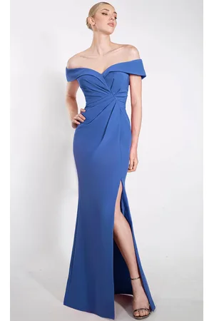 Janique 23004 - Pleated Sweetheart Evening Gown