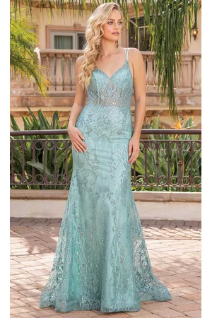 Dancing Queen 4336 - Beaded Tulle Evening Dress