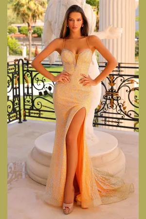 Clarisse 810703 - Beaded Mermaid Prom Gown