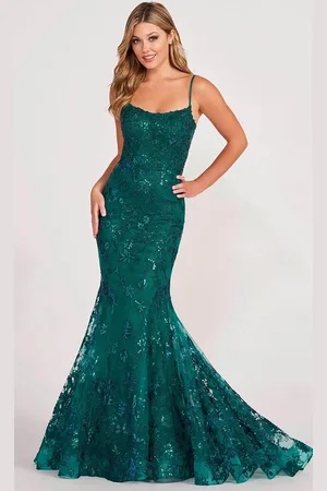 Ellie Wilde EW34009 - Embroidered Sleeveless Evening Dress