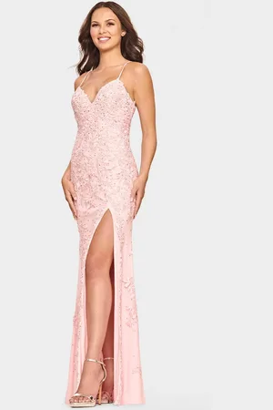 FAVIANA S10812 - Sleeveless Embroidered Evening Dress