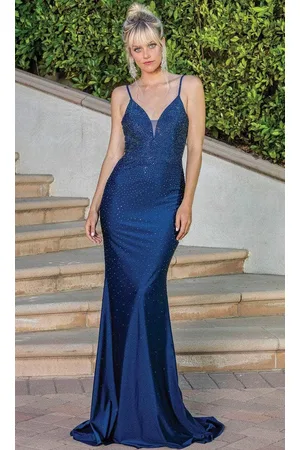 Dancing Queen 4243 - Sleeveless Beaded Long Dress