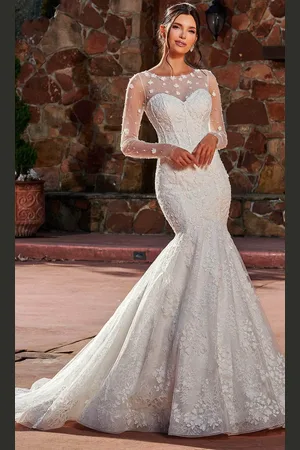 Rachel Allan Bridal RB3165 - Illusion Mermaid Bridal Gown