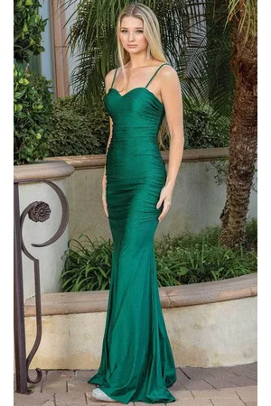 Dancing Queen 4286 - Bedazzled Strapless Sweetheart Evening Gown