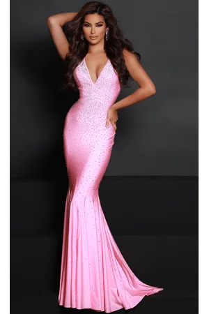 Johnathan Kayne 2665 - Sleeveless Beaded Evening Gown