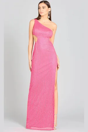Lara Dresses 9983 - One Shoulder Cutout Prom Dress