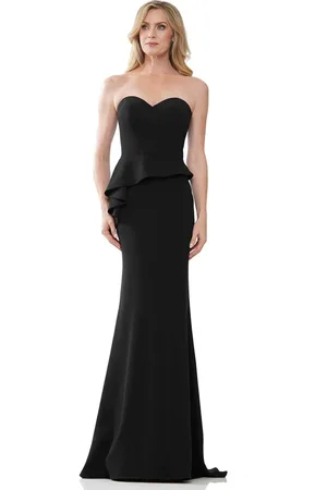 Rina Di Montella RD2948 - Sweetheart Peplum Evening Gown