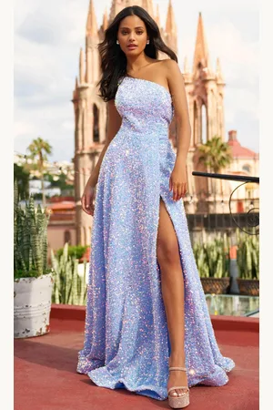 Sherri Hill 55092 - One Sleeve A-line Plus Size Prom Gown