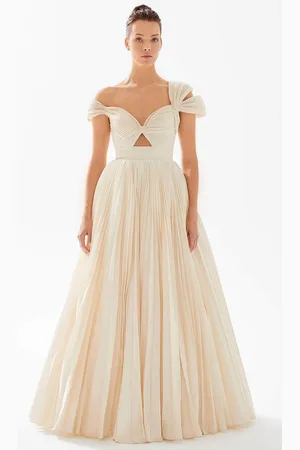 TARIK EDIZ 98274 - Cutout Bodice A-Line Evening Gown