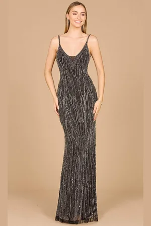 Lara Dresses 29005 - Embellished V-Neck Evening Gown