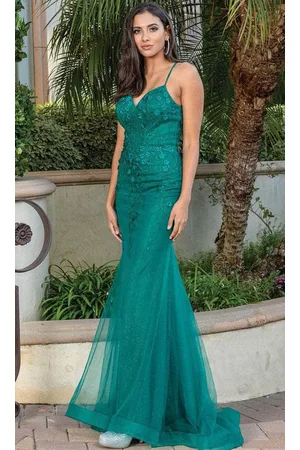 Dancing Queen 4308 - Sleeveless V-Neck Long Dress