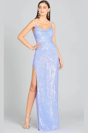 Lara Dresses 9984 - Cowl Sequin Prom Dress