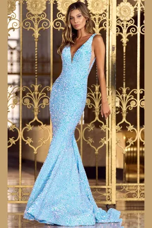 Sherri Hill 55084 - Sequined Prom Dress