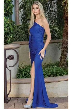 Dancing Queen 4296 - One Sleeve Sheath Evening Gown