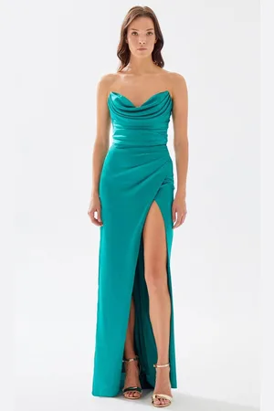 TARIK EDIZ 52020 - Draped Sweetheart Prom Dress