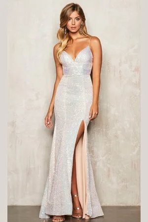 Sherri Hill 80110 Lace Up Back Sequin Gown
