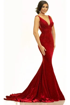 Johnathan Kayne 2308 Fitted Trumpet Evening Dress