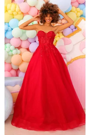Clarisse 810721 - Applique Corset Prom Gown