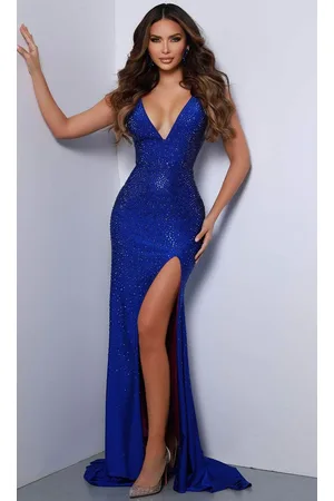 Johnathan Kayne 2525 - Sleeveless Plunging V-neck Long Dress