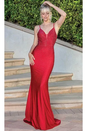 Dancing Queen 4243 - Sleeveless Beaded Long Dress