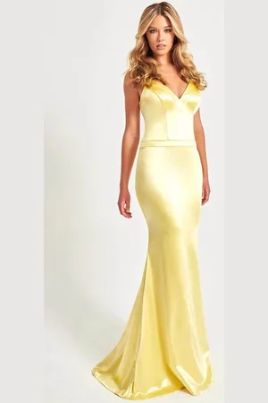 FAVIANA 11052 - Cross Low Back Prom Gown