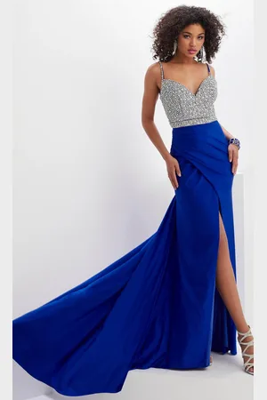 Panoply 14131 - Jeweled Bodice Trumpet Evening Gown