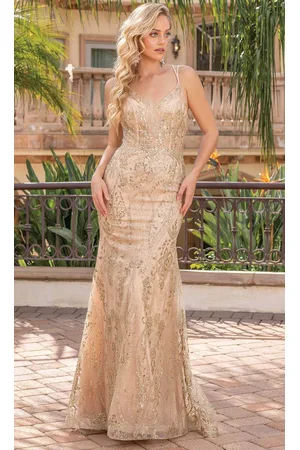 Dancing Queen 4336 - Beaded Tulle Evening Dress