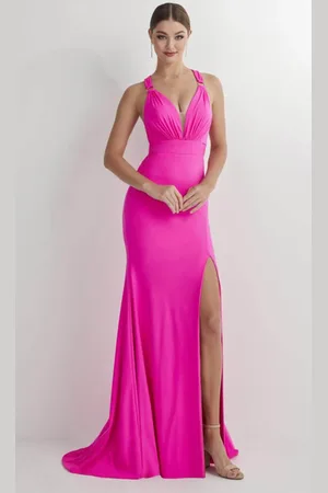 Studio 17 Prom 12897 - Sleeveless Plunging Prom Gown