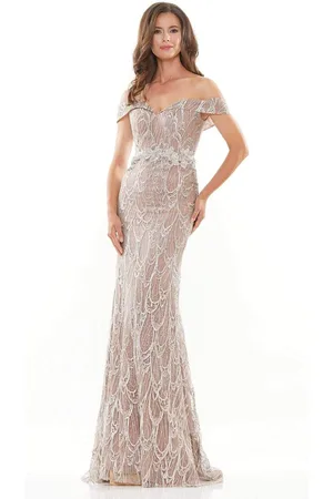 Rina Di Montella RD2739 Off Shoulder Embellished Gown