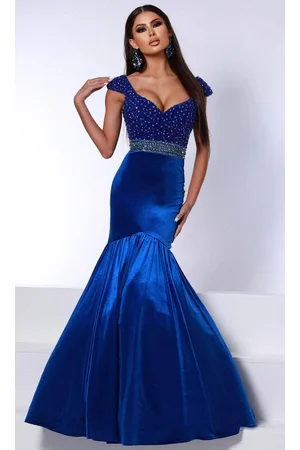 Johnathan Kayne 2724 - Beaded Velvet Mermaid Gown
