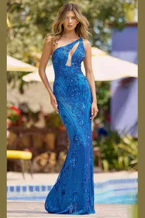 Sherri Hill 55692 - Beaded Front Cutout Evening Gown